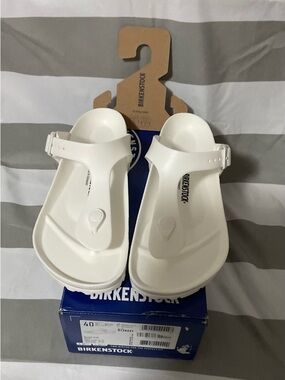 Birkenstock Kids White EVA Thong Sandals